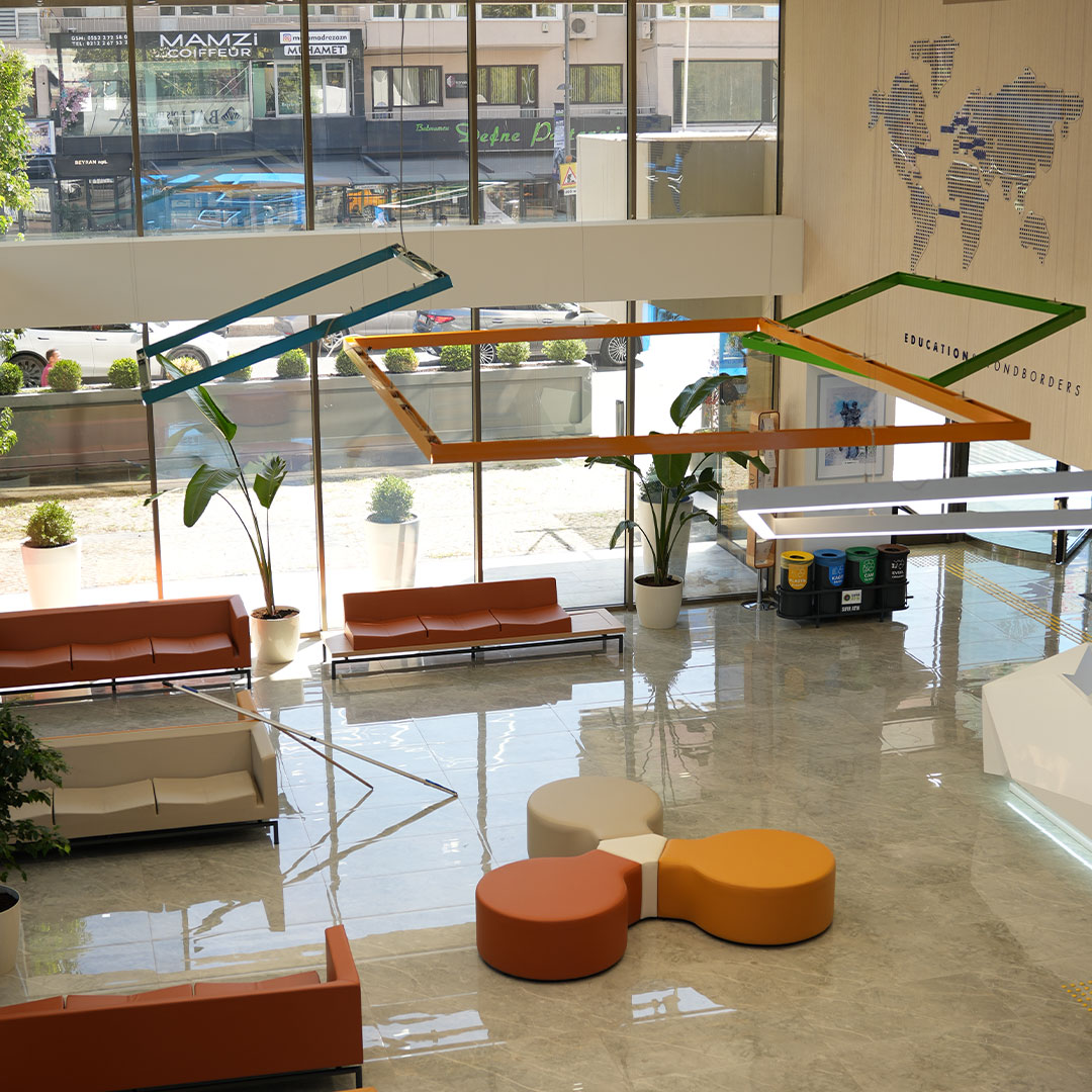 BAU Diş Hastanesi iç mekan